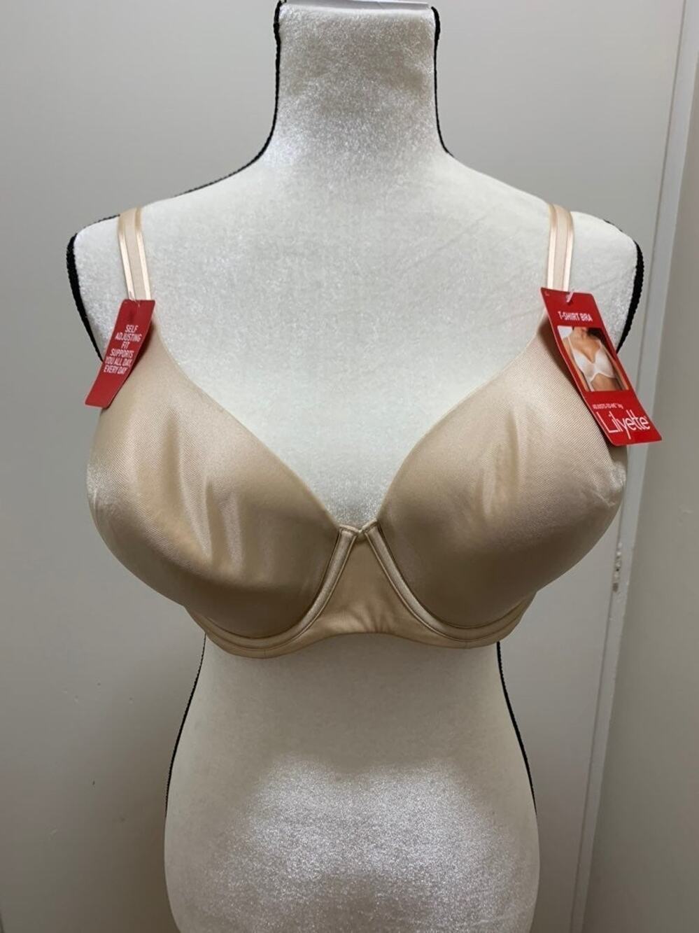 New Lilyette T-shirt Bra Beige 40DD 0462